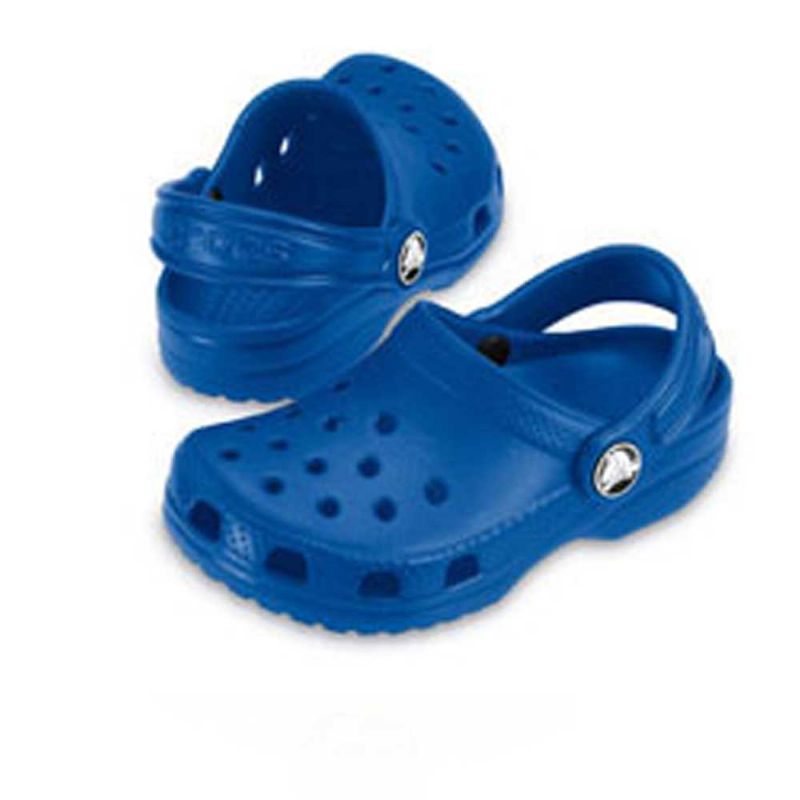 Crocs Kids Cayman Clog Sea Blue UK 3 EUR 34-35 US J3 (10006-430)